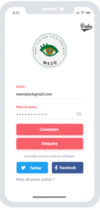 Preview du projet Wezo